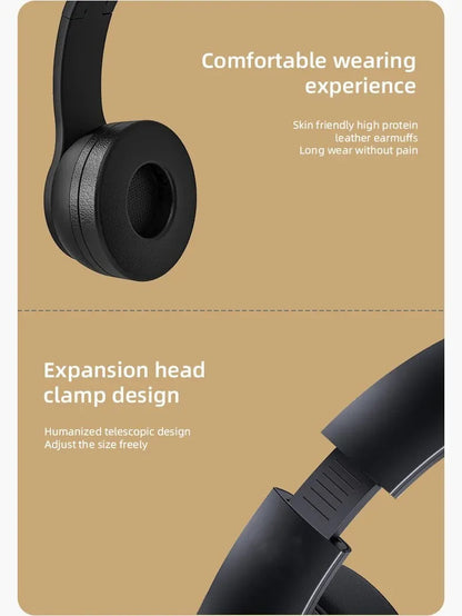 Wireless Bluetooth Noise Cancelling Headphones with Microphone